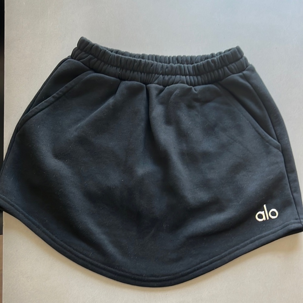 ALO black XS skort